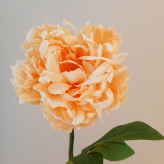 Artificial Peony Flowers Peach 64cm Artificial Flowers